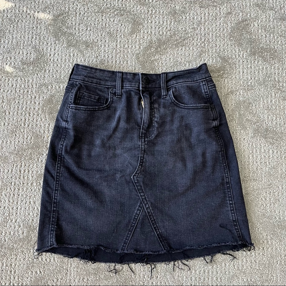 NWOT Women's Old Navy Jean Skirt size 2 in Black
